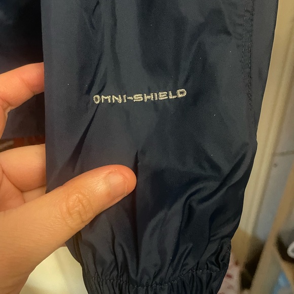 Columbia Navy Blue Windbreaker Omni-tech - Picture 4 of 6